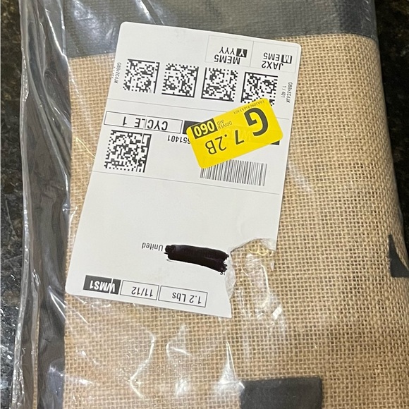 GREAT Christmas happy! Monogrammed "F" tote w/ make up bag. (Stock photo) NEW. - Picture 3 of 3